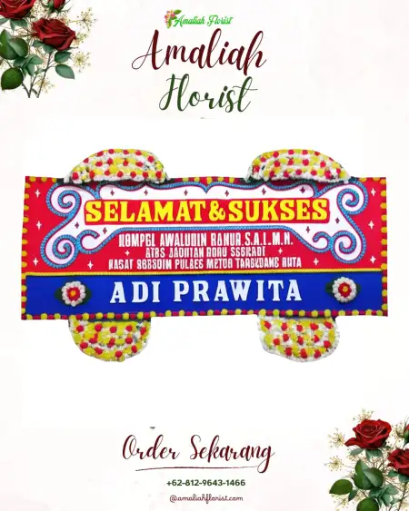 Papan Bunga Ucapan Selamat Gelam Jaya